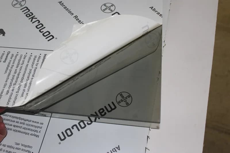 MAKROLON AR2-MR10 LEXAN GRAY POLYCARBONATE SHEET 1/4" X 12" x 62"